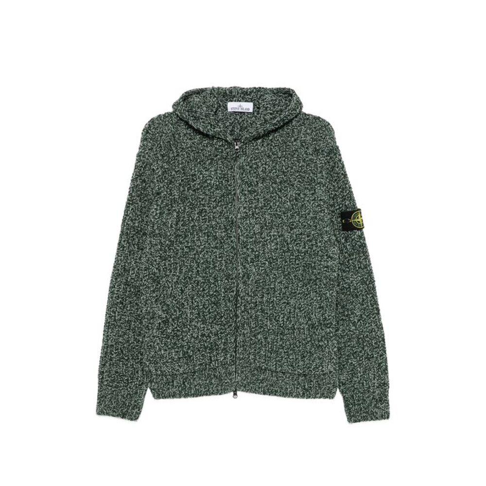 Stone Island Green Sweaters & Knitwear - Hoodies Men